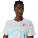 Asics Men's Light Knit Short Sleeve Top Soothing Sea เสื้อวิ่งแขนสั้น 4