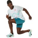 Asics Men's Light Knit Short Sleeve Top Soothing Sea เสื้อวิ่งแขนสั้น 7