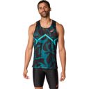 Asics Men's Metaspeed Singlet Atlantis Blue เสื้อกล้ามสำหรับนักวิ่ง 1