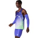 Asics Men's Metaspeed Singlet Cobalt Burst เสื้อกล้ามวิ่งผู้ชาย 3
