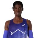 Asics Men's Metaspeed Singlet Cobalt Burst เสื้อกล้ามวิ่งผู้ชาย 4