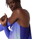 Asics Men's Metaspeed Singlet Cobalt Burst เสื้อกล้ามวิ่งผู้ชาย 5