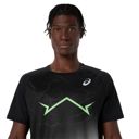 Asics Men's Light Knit Short Sleeve Top Performance Black เสื้อวิ่งแขนสั้นผู้ชาย 4