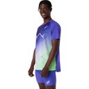 Asics Men's Light Knit Short Sleeve Top Cobalt Burst เสื้อวิ่งแขนสั้นผู้ชาย 3