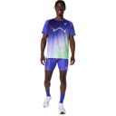 Asics Men's Light Knit Short Sleeve Top Cobalt Burst เสื้อวิ่งแขนสั้นผู้ชาย 5