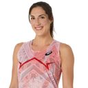 Asics Women's Metaspeed Singlet Flash Red | เสื้อกล้ามวิ่งสำหรับวันแข่งขัน 4