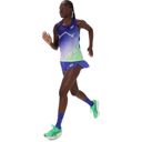 Asics Women's Metaspeed Singlet Cobalt Burst เสื้อกล้ามวิ่งผู้หญิง 7