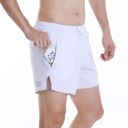 Training Lab Men's 5” Classic Shorts White กางเกงวิ่งน้ำหนักเบา 14