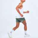 Training Lab Men's 5” Classic Shorts Lite Green กางเกงวิ่งน้ำหนักเบา 4