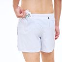 Training Lab Men's 4” Flow+ Shorts White/Grey กางเกงวิ่งน้ำหนักเบา 11
