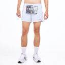 Training Lab Men's 4” Flow+ Shorts White/Grey กางเกงวิ่งน้ำหนักเบา 3