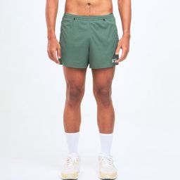 Training Lab Men's 4” Flow+ Shorts Green กางเกงวิ่งน้ำหนักเบา
