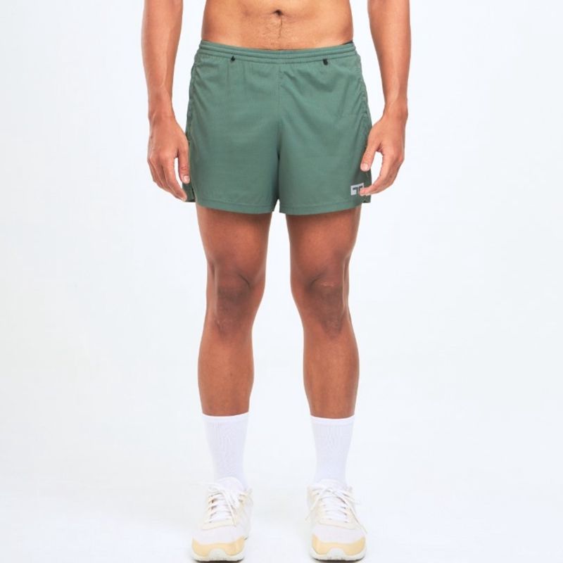 Training Lab Men's 4” Flow+ Shorts Green กางเกงวิ่งน้ำหนักเบา