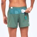 Training Lab Men's 4” Flow+ Shorts Green กางเกงวิ่งน้ำหนักเบา 2