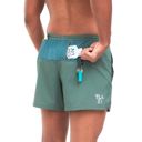 Training Lab Men's 4” Flow+ Shorts Green กางเกงวิ่งน้ำหนักเบา 4