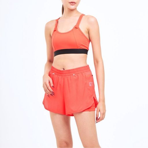 Training Lab Women's 3” Flow+ Shorts Red กางเกงวิ่งน้ำหนักเบา