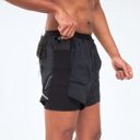 Training Lab Men's 3" 2 in 1 Stealth Shorts Black กางเกงวิ่งน้ำหนักเบา 3