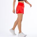 Training Lab Women’s 2 in 1 Fly Shorts Red | กางเกงวิ่งที่เบา คล่องตัว และมั่นใจ 5