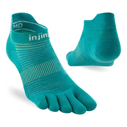 Injinji Run Lightweight No‑Show 2026 Atlantis ถุงเท้าแยกนิ้ว