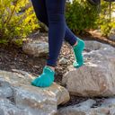 Injinji Women's Run Lightweight No‑Show 2026 Atlantis ถุงเท้าแยกนิ้ว (สำหรับผู้หญิง) 3