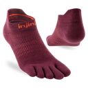 Injinji Women's Run Lightweight No‑Show 2026 Mahogany 1