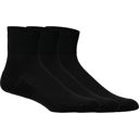 Asics Unisex Running Quarter 3P Performance Black | ถุงเท้าวิ่งข้อกลาง (แพ็ค 3 คู่) 2