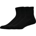 Asics Unisex Running Quarter 3P Performance Black | ถุงเท้าวิ่งข้อกลาง (แพ็ค 3 คู่) 1
