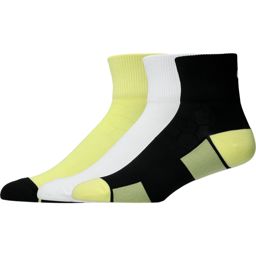 Asics Unisex Running Quarter 3P Multi Color 3 | ถุงเท้าวิ่งข้อกลาง (แพ็ค 3 คู่)