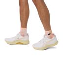 Asics Unisex Performance Run Quarter Sock Brilliant White/Orange Glow ถุงเท้าวิ่งหุ้มข้อ 6