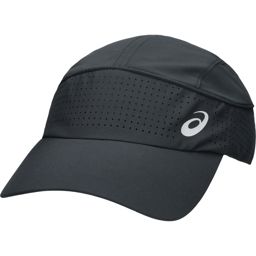  Asics Running Light Woven Cap Performance Black หมวกวิ่งพร้อมแถบสะท้อนแสง
