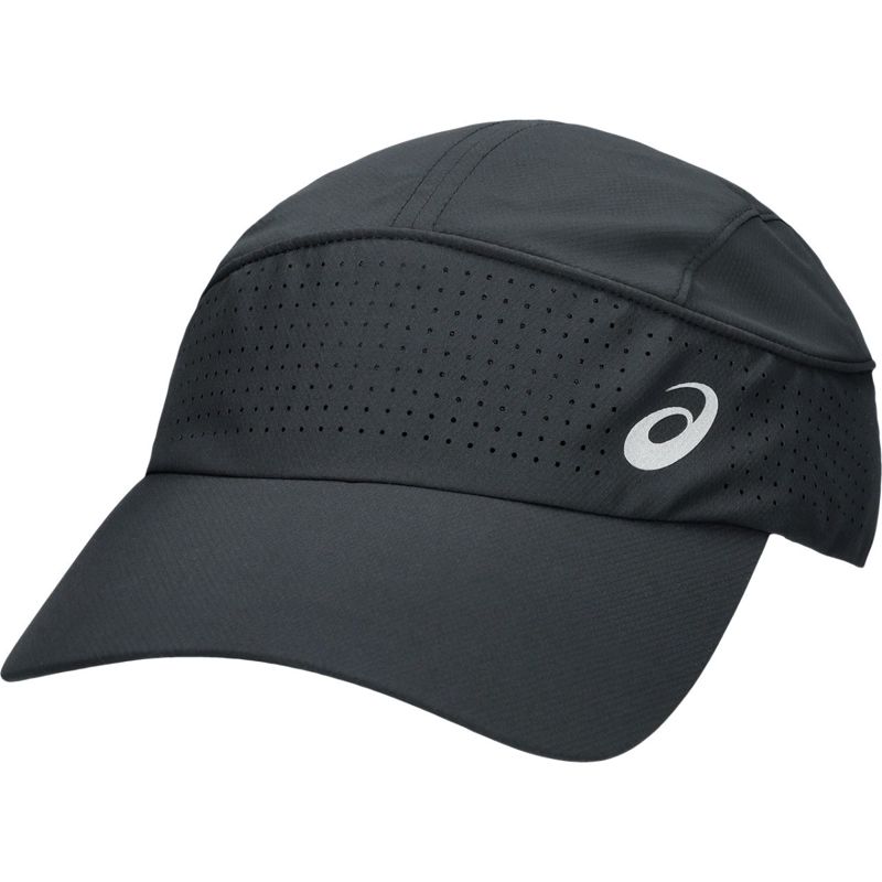 Asics Running Light Woven Cap Performance Black หมวกวิ่งพร้อมแถบสะท้อนแสง