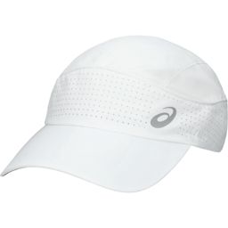 Asics Running Light Woven Cap Brilliant White หมวกวิ่งพร้อมแถบสะท้อนแสง