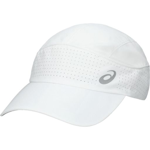 Asics Running Light Woven Cap Brilliant White หมวกวิ่งพร้อมแถบสะท้อนแสง