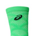 Asics Unisex Performance Run Sock Crew Vital Green ถุงเท้าวิ่ง 3