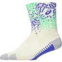 Asics Unisex Performance Run Sock Crew Ivory/Cobalt Burst/Vital Green ถุงเท้าวิ่ง 2