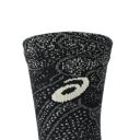 Asics Unisex Performance Run Sock Crew Performance Black ถุงเท้าวิ่ง 3