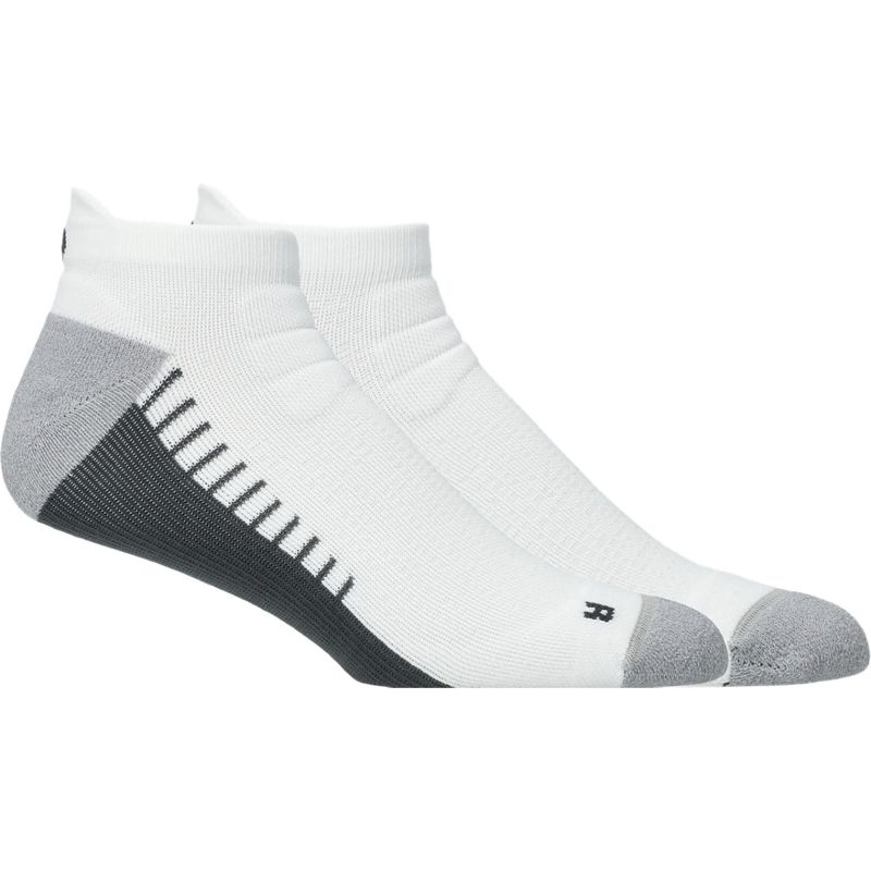 Asics Unisex Performance Run Sock Ankle Brilliant White ถุงเท้าวิ่ง