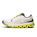 On Men's Cloudflow 5 White | Lime | รองเท้าวิ่งสำหรับทำความเร็วที่เบาและตอบสนองได้ดี 4