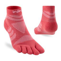 Injinji Women's Ultra Run Mini‑Crew Coral ถุงเท้าวิ่งอัลตร้าผู้หญิง