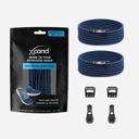 Xpand Quick-Release Round Lacing System-Navy Blue เชือกรองเท้าแบบกลมไม่ต้องผูก 4