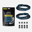 Xpand Original No-Tie Flat Lacing System-Blue Camo เชือกรองเท้าแบบไม่ต้องผูก 4
