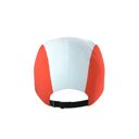 Compressport 5 Panel Cap Star - White/Tigerlily หมวกวิ่งกันแดด 2