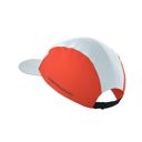 Compressport 5 Panel Cap Star - White/Tigerlily หมวกวิ่งกันแดด 3