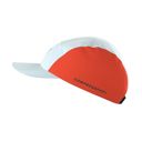 Compressport 5 Panel Cap Star - White/Tigerlily หมวกวิ่งกันแดด 4