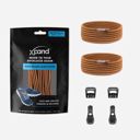 Xpand Quick-Release Round Lacing System-Solid Brown เชือกรองเท้าแบบกลมไม่ต้องผูก 4