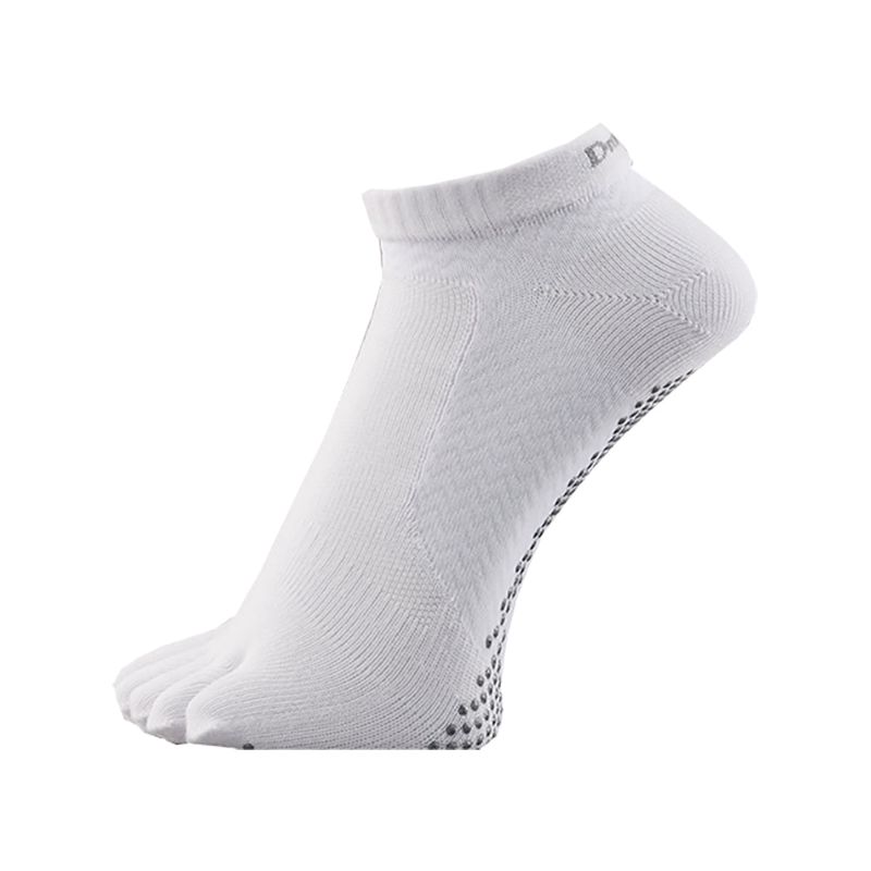 Dmyth Premium Support Socks 5ToeNoShow White ถุงเท้ากอล์ฟ
