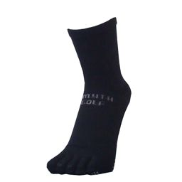 Dmyth Premium Support Socks 5Toe Middle Black ถุงเท้ากอล์ฟ