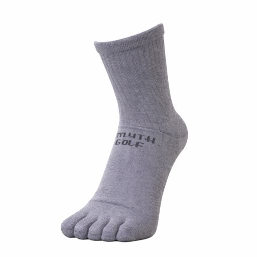Dmyth Premium Support Socks 5Toe Middle Gray ถุงเท้ากอล์ฟ