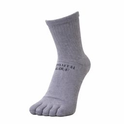 Dmyth Premium Support Socks 5Toe Middle Gray ถุงเท้ากอล์ฟ