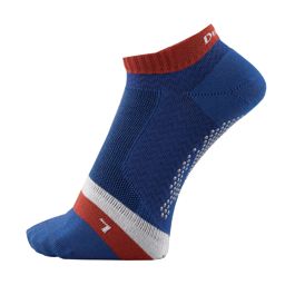 Dmyth Premium Support Socks NoShow Stripe Navy ถุงเท้ากอล์ฟ
